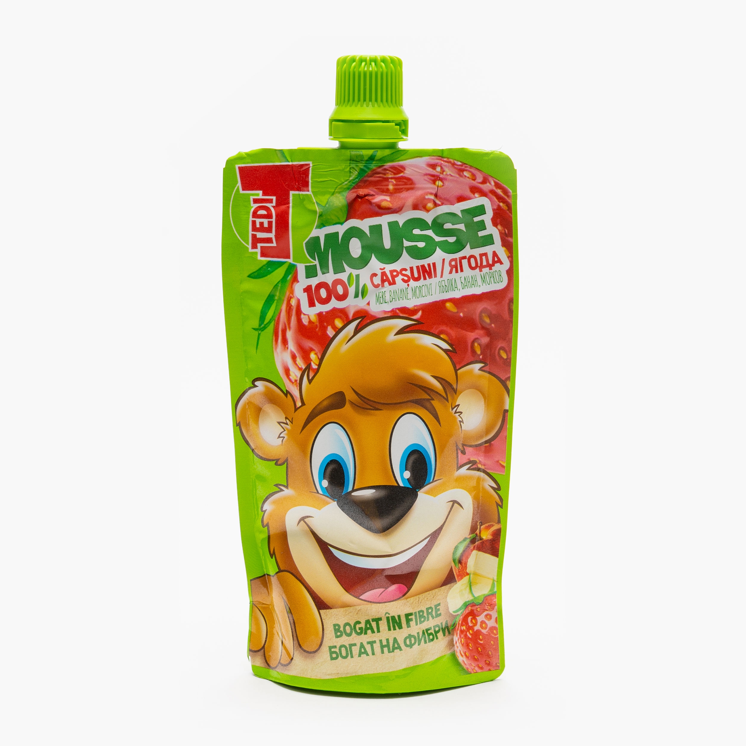 Mousse 100% capsuni-mere-banane-morcovi picture