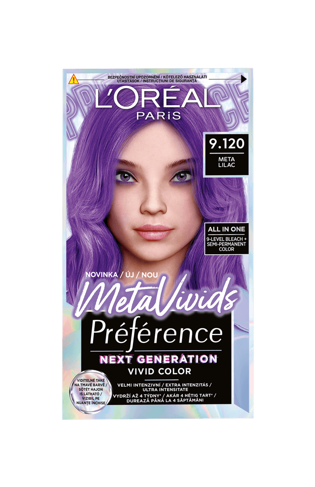 Vopsea de par metavivids 9.120 meta lilac picture