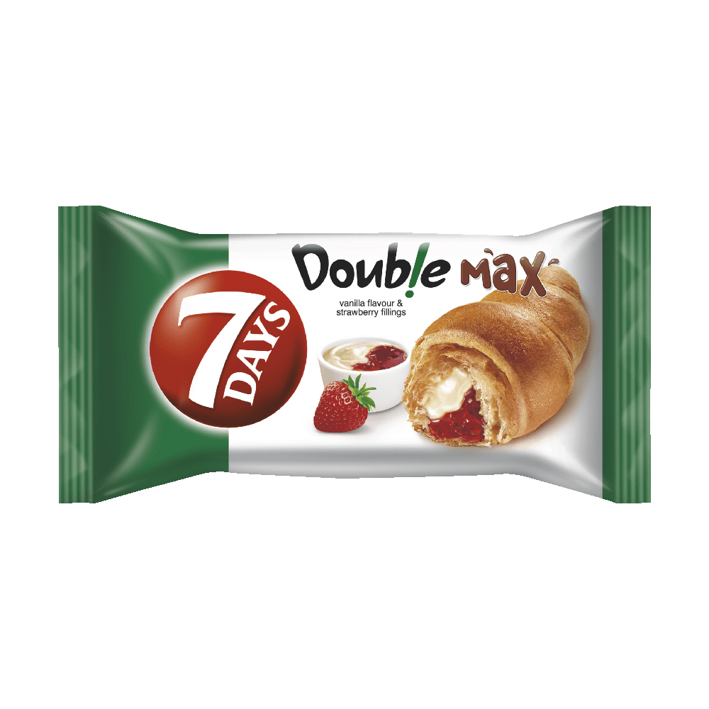 Croissant max double vanilie-capsuni picture