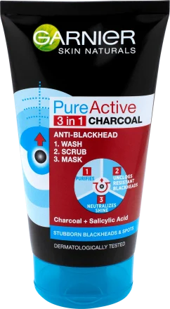 Gel de curatare 3 in 1 pure active charcoal picture