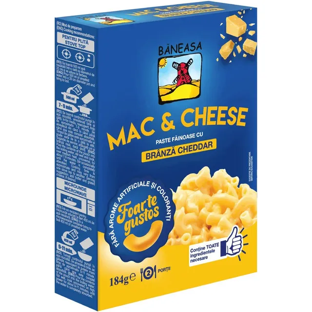 Paste mac & cheese cheddar picture