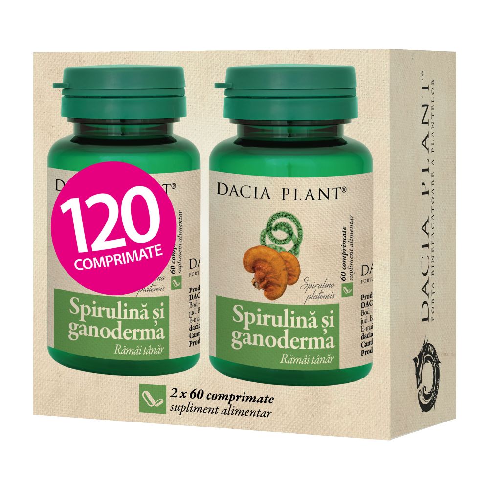 Pachet spirulina si ganoderma picture