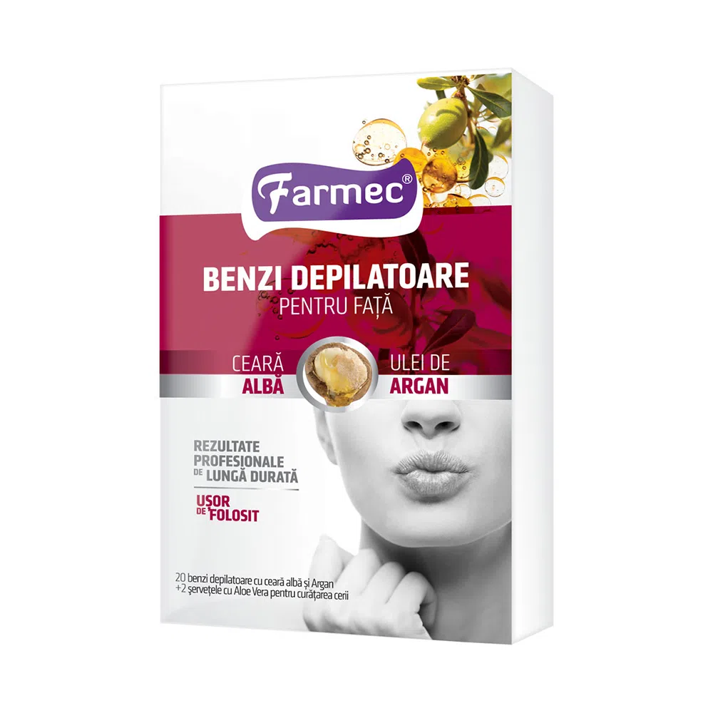 Benzi depilatoare fata argan picture
