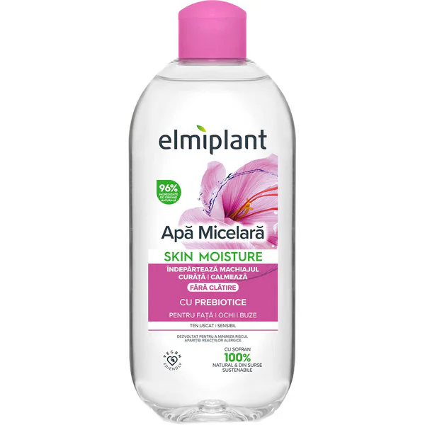 Lotiune micelara pentru ten uscat si sensibil cu probiotice si sofran, elimplant picture