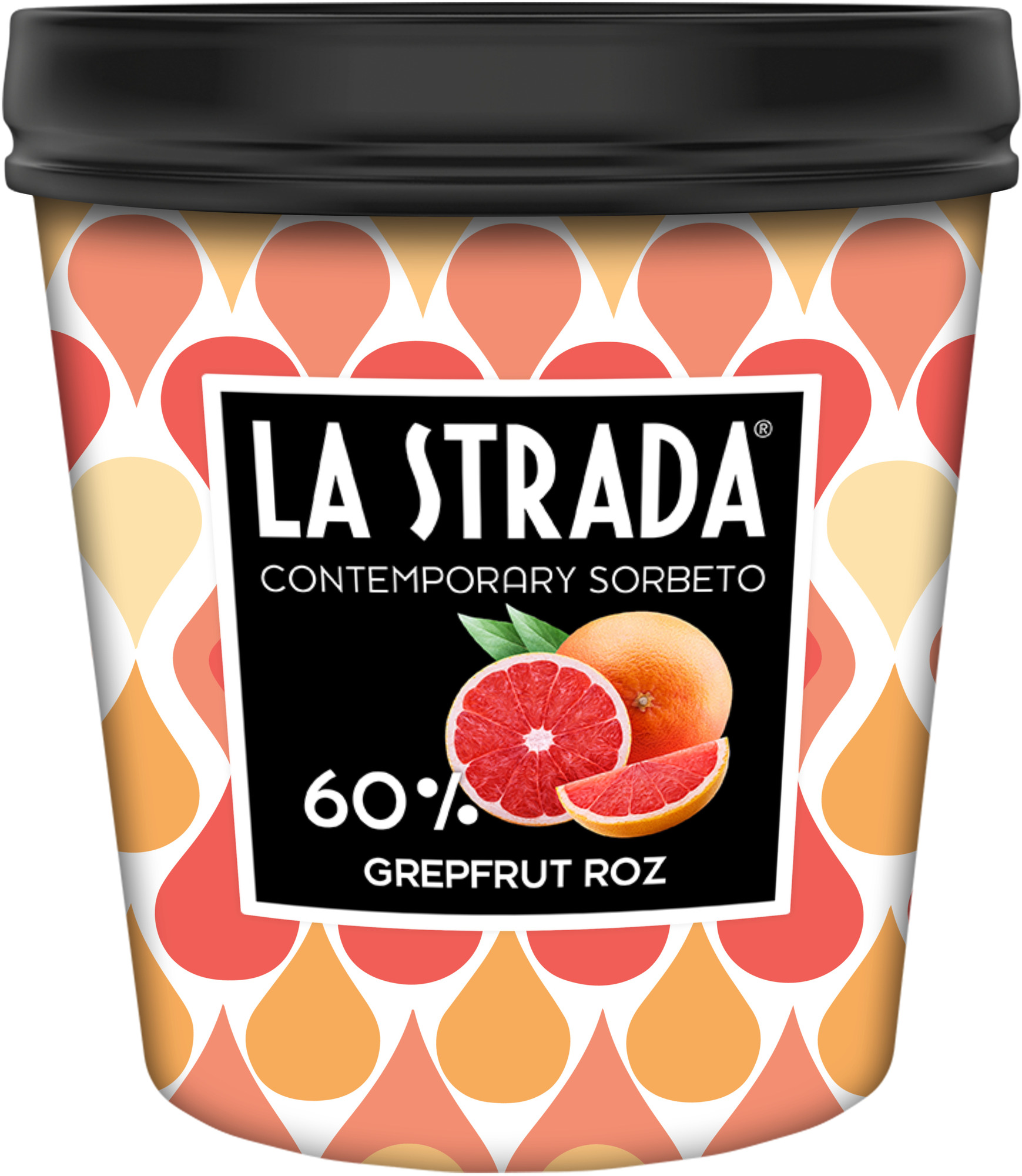 Inghetata sorbet grapefruit roz picture