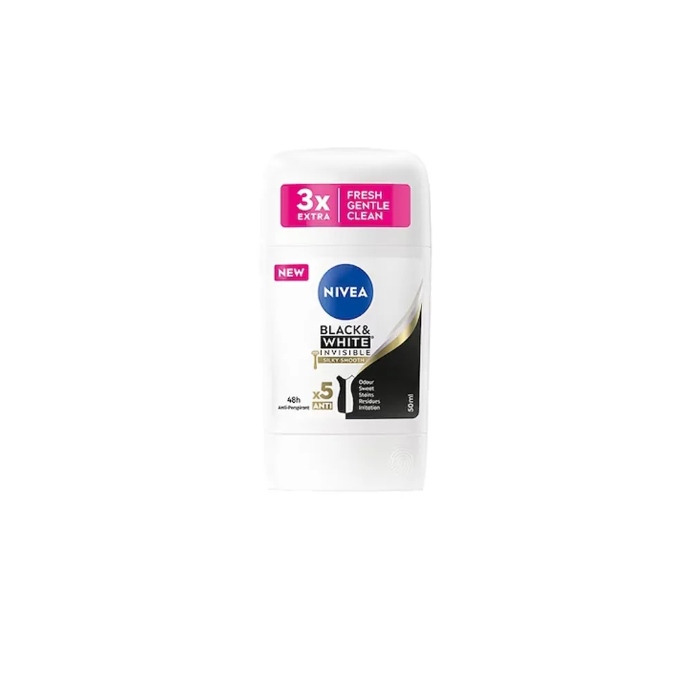Deodorant stick invisible black & white silky smooth picture