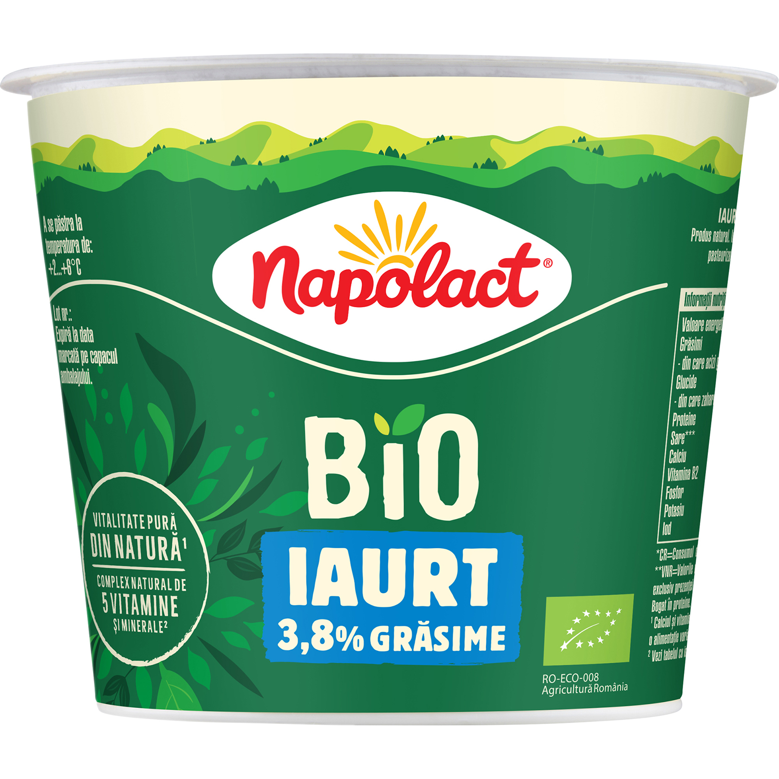 Iaurt 3.8% grasime natur bio picture