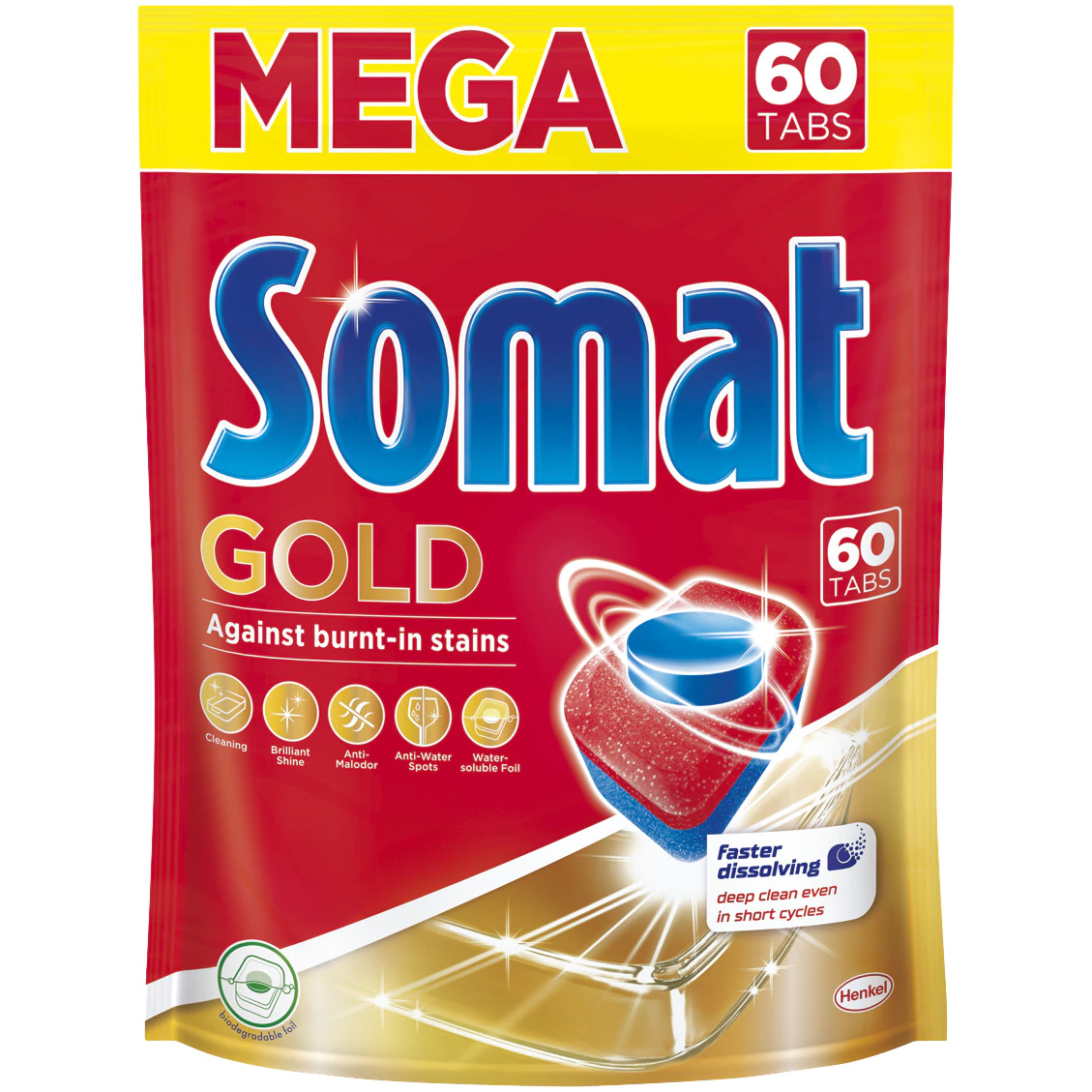 Detergent tablete gold picture
