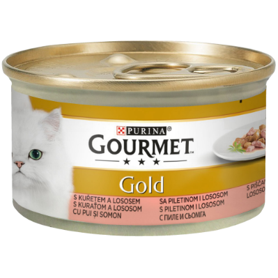 Gourmet gold cu pui și somon în sos picture