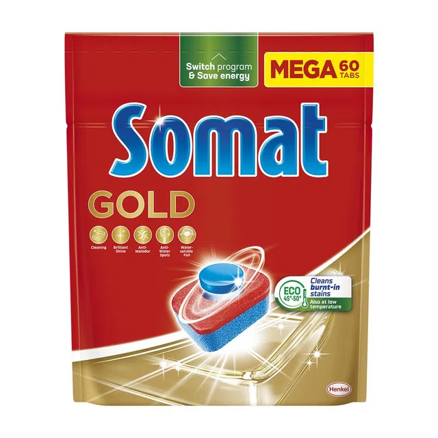 Detergent tablete gold picture