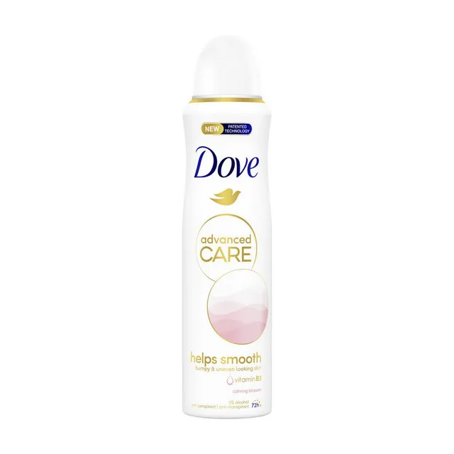 Deodorant spray advanced care helps smooth picture