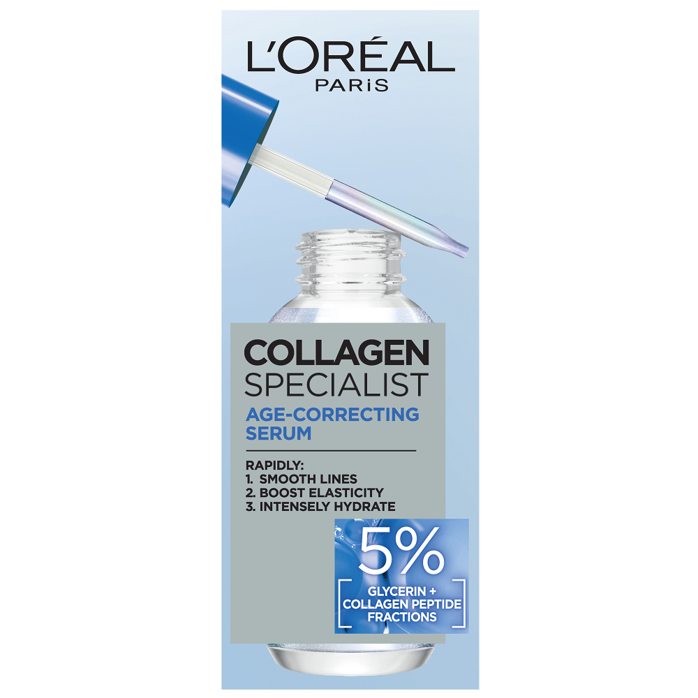 Serum antirid  paris collagen specialist cu peptide de colagen picture