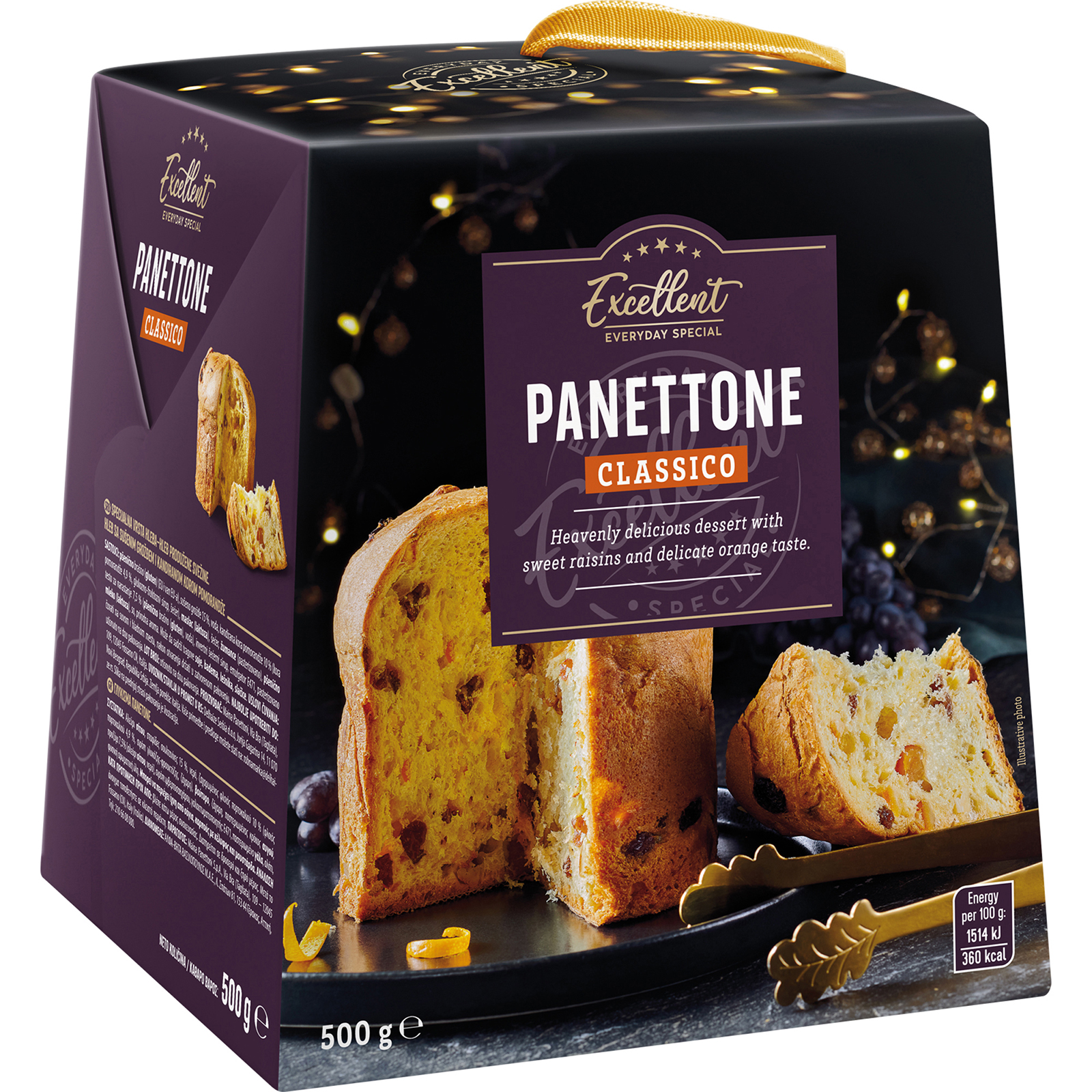 Panettone cu stafide si coaja de portocale picture
