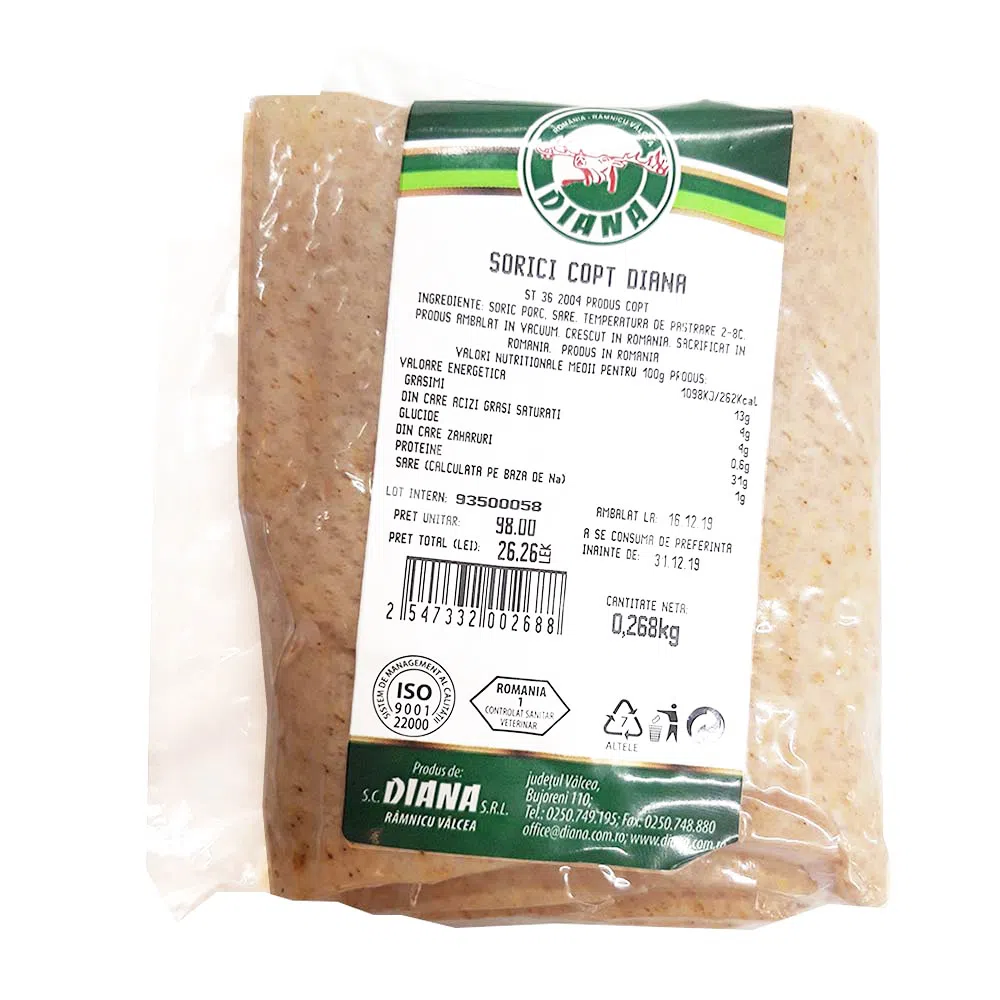 Sorici de porc copt ambalat picture