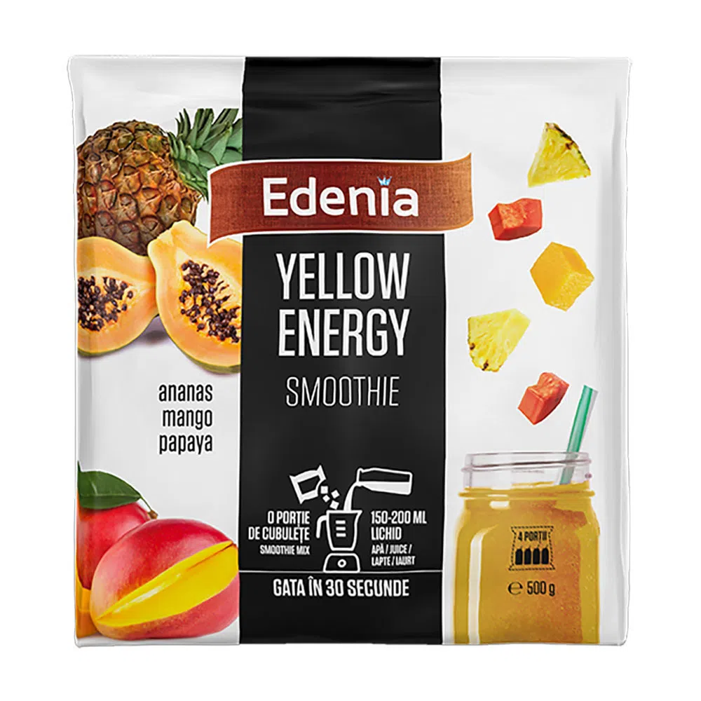Fructe congelate smoothie yellow energy picture