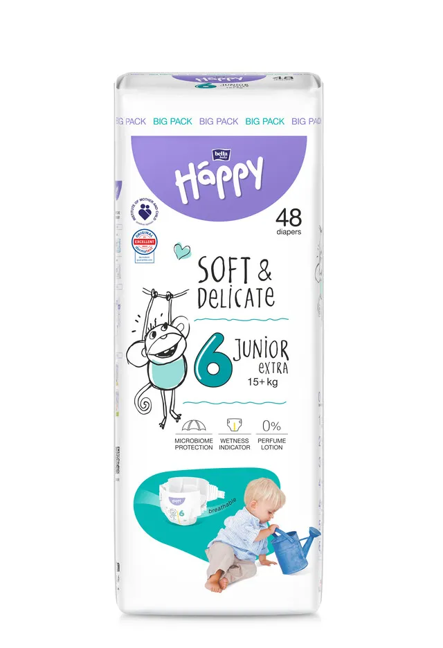 Scutece bebe soft & delicate junior extra 6 picture
