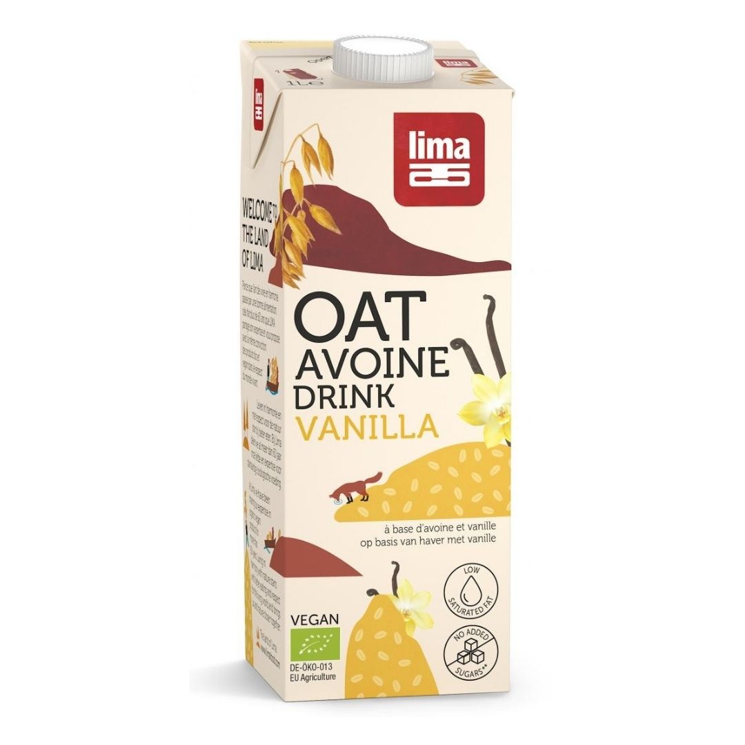 Bautura vegetala bio de ovaz cu vanilie picture