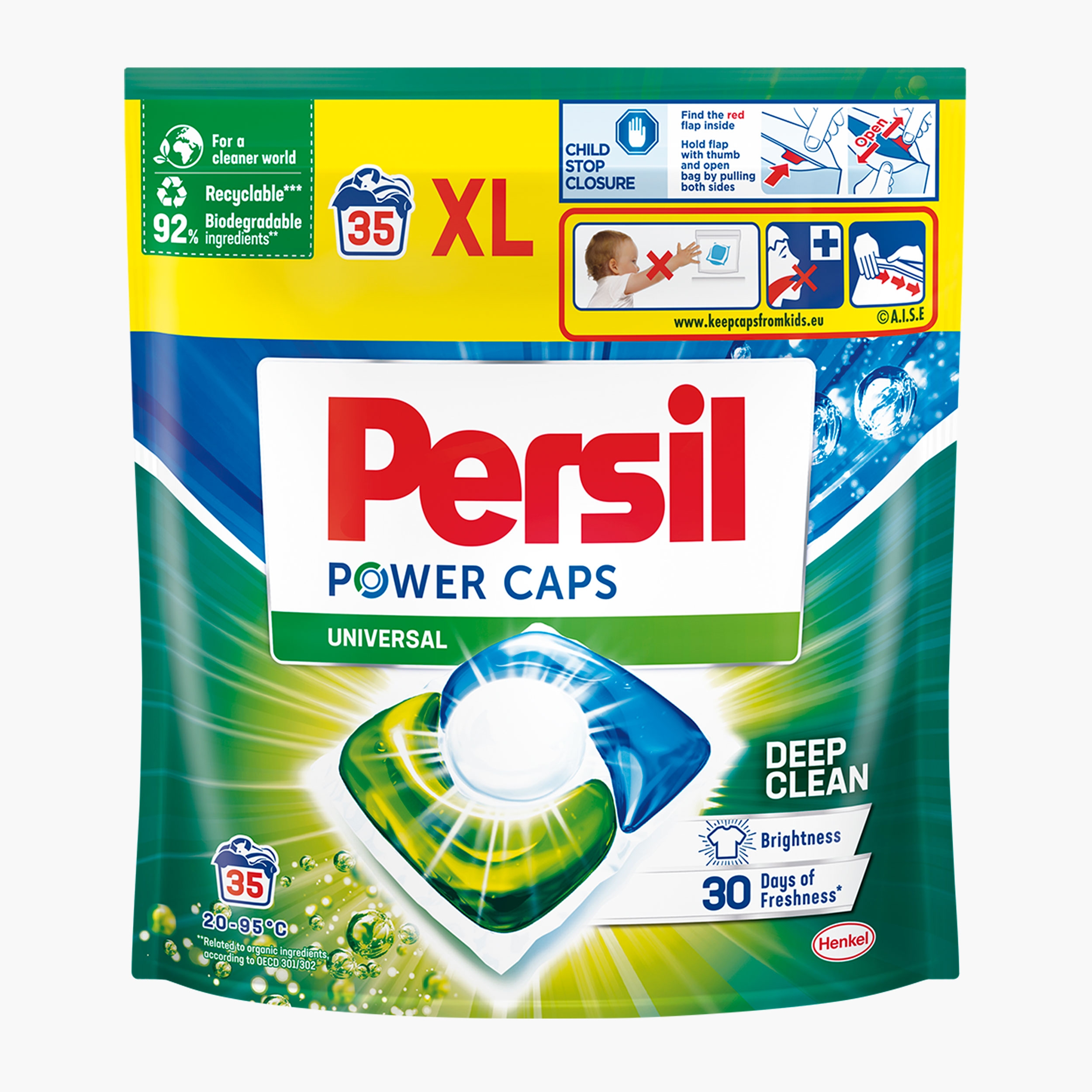 Detergent automat power caps deep clean universal picture
