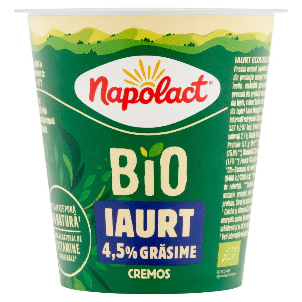 Iaurt 4.5% grasime natur cremos bio picture