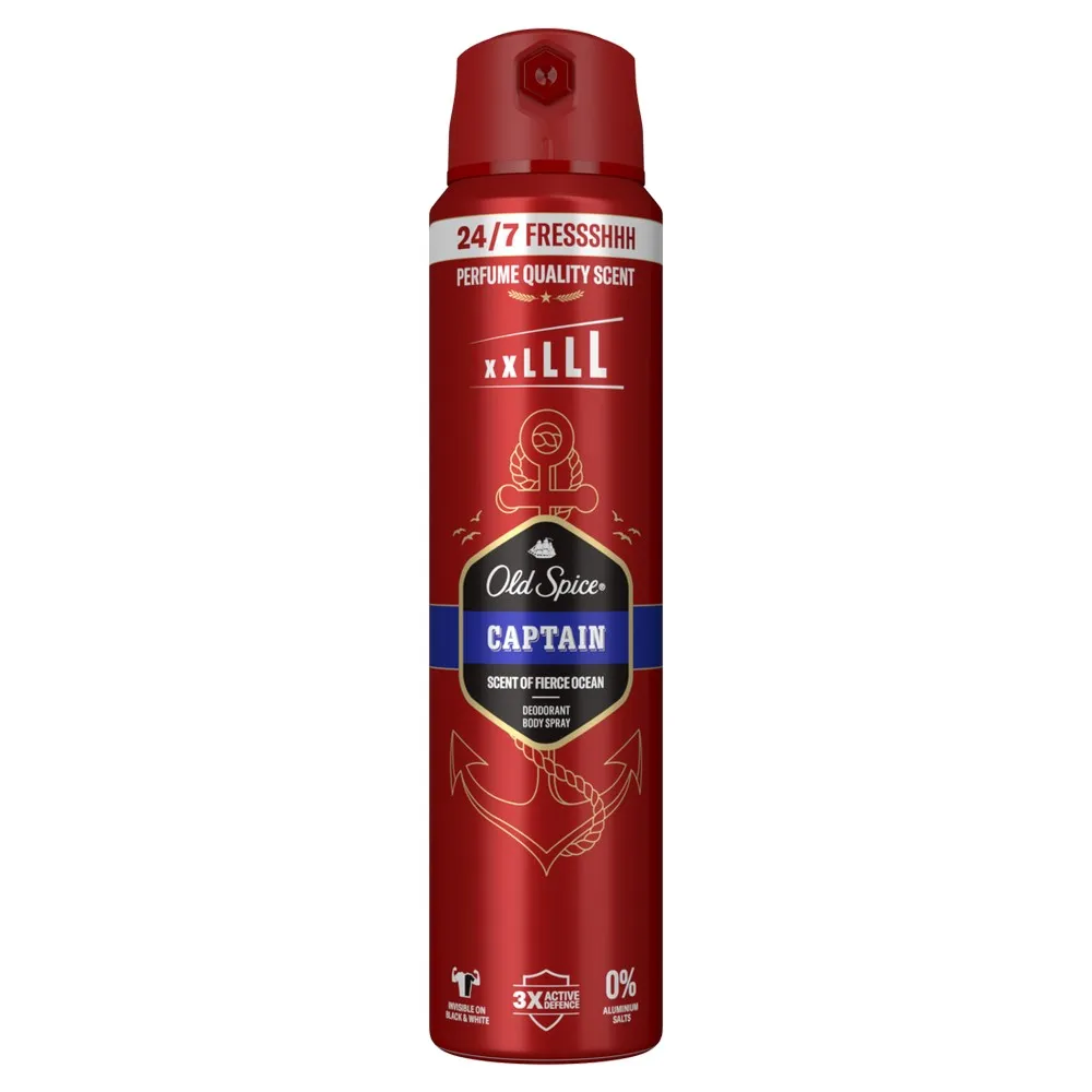 Deodorant spray captain picture