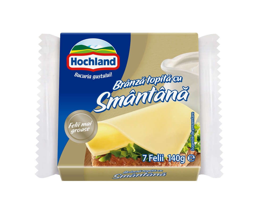 Branza topita felii smantana picture