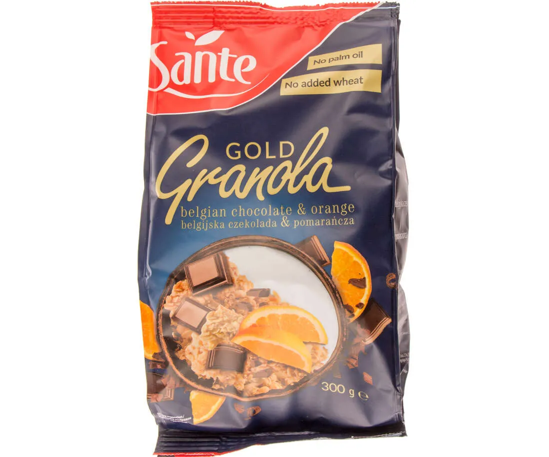 Cereale integrale granola gold ciocolata-portocale picture