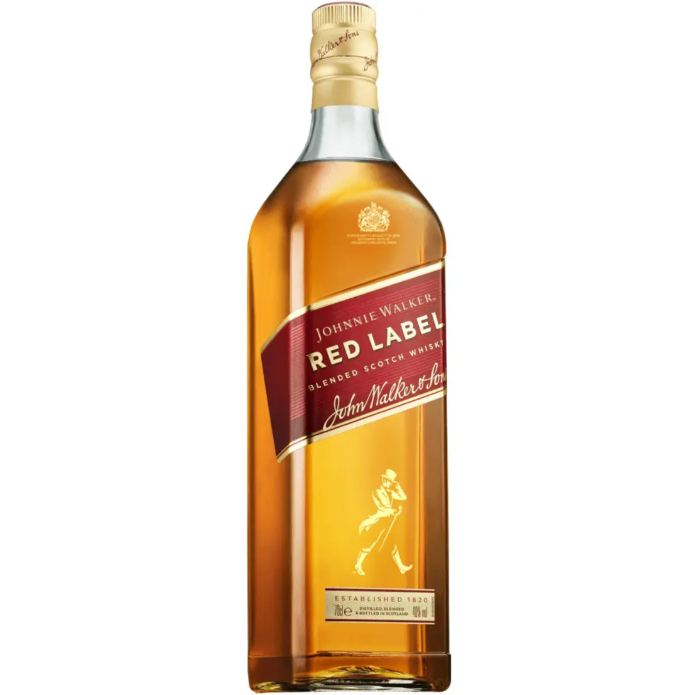 Whisky red label 40% vol. picture