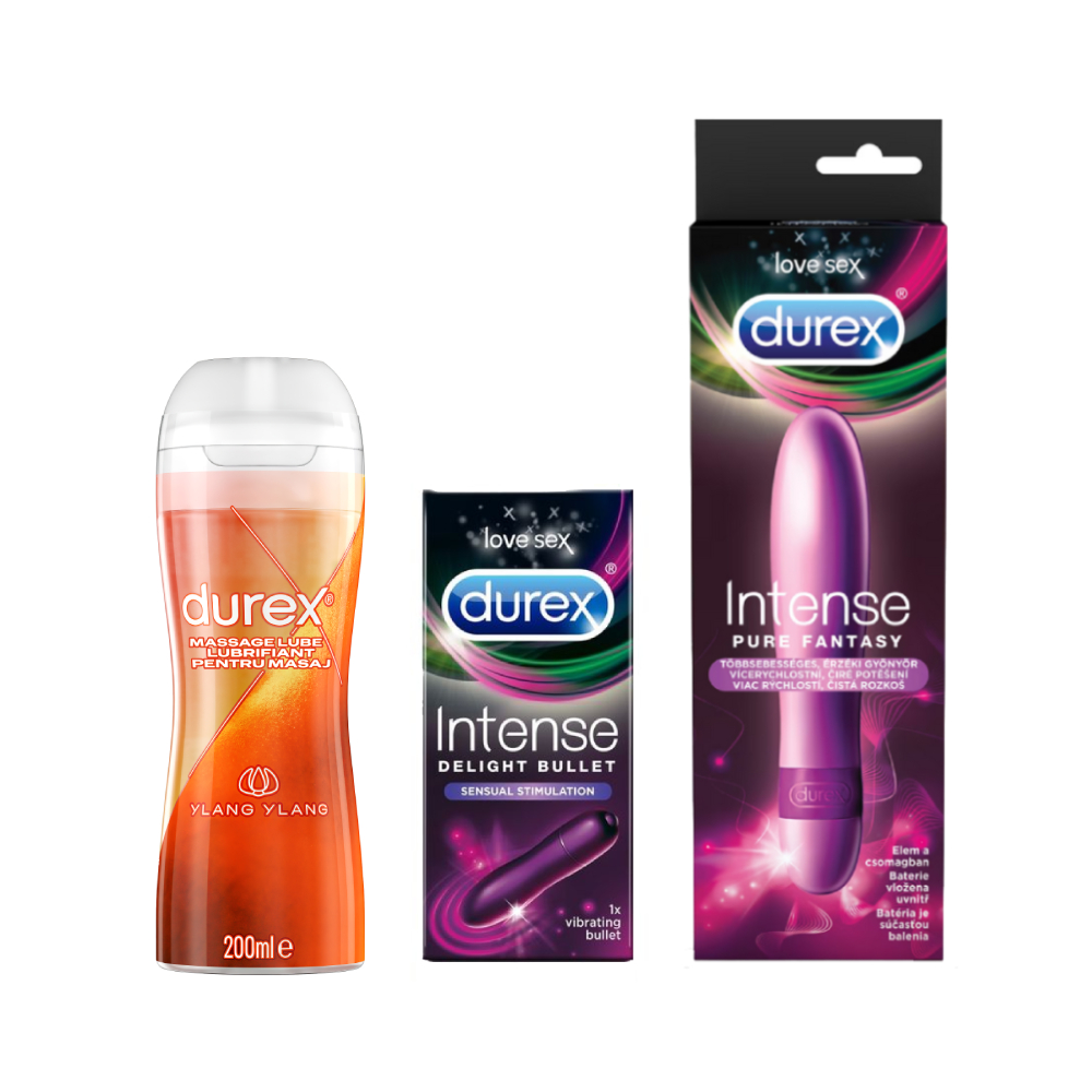 Pachet vibrator pure fantasy + bullet + gel massage ylang, 200 picture