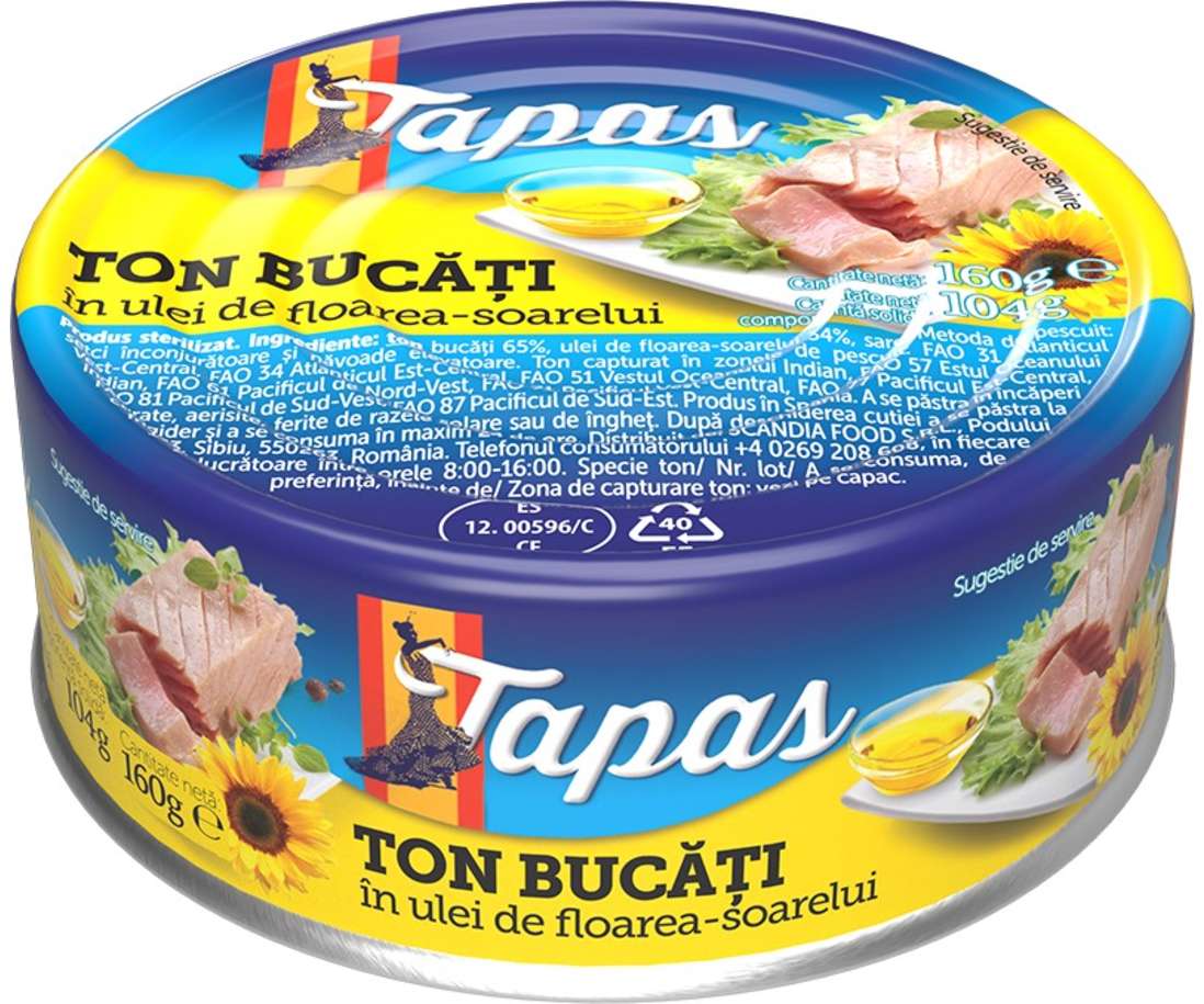Ton bucati in ulei floarea soarelui picture
