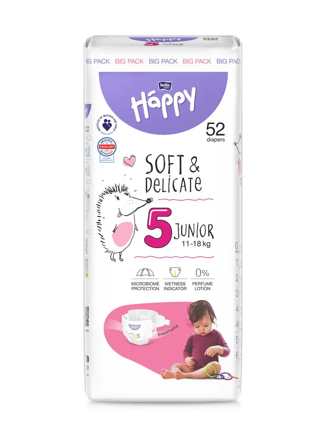 Scutece bebe soft & delicate junior 5 picture