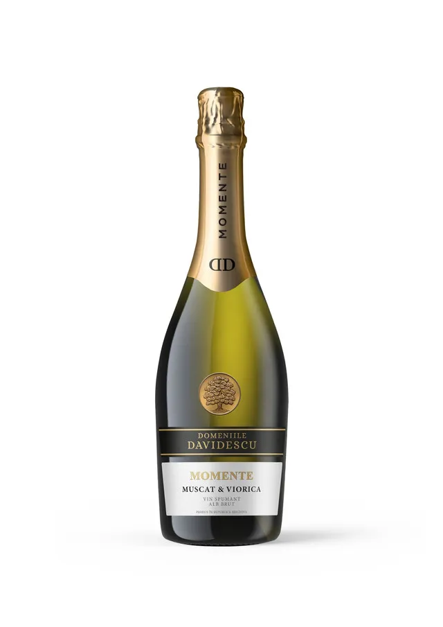 Vin spumant alb momente muscat-viorica brut picture