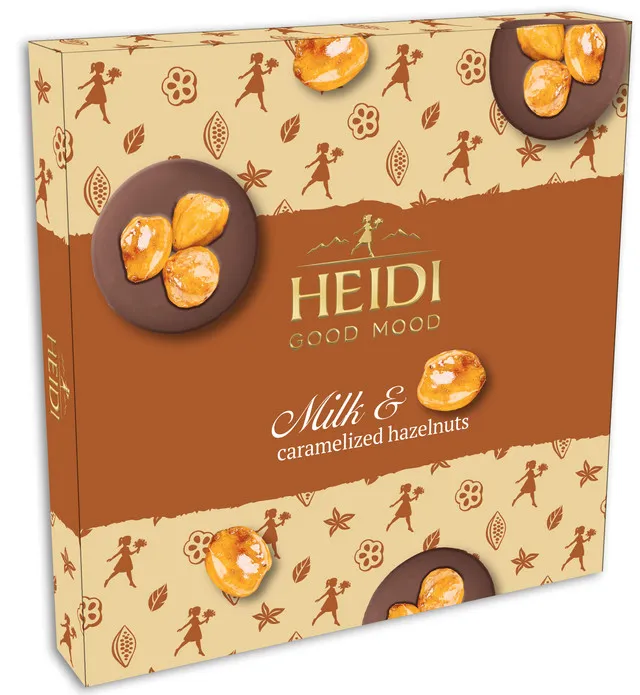 Praline ciocolata lapte-alune caramelizate good mood picture