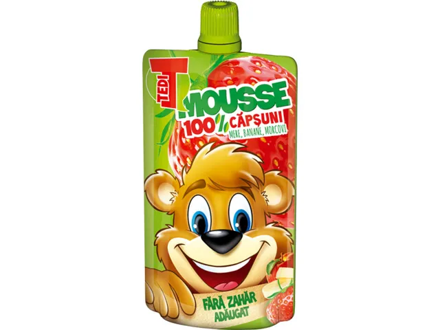 Mousse 100% capsuni-mere-banane-morcovi picture
