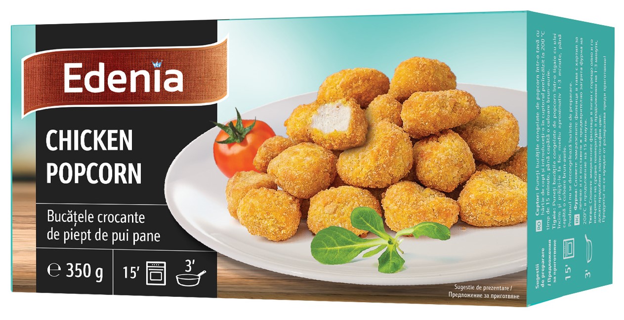 Bulete pui chicken popcorn congelat ambalat picture