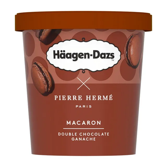 Inghetata pierre herme macaron double chocolate ganache picture