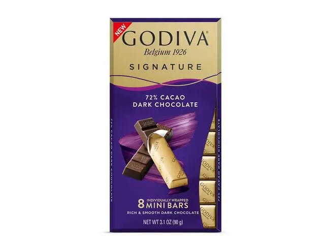 Ciocolata neagra 72% cacao mini bars picture