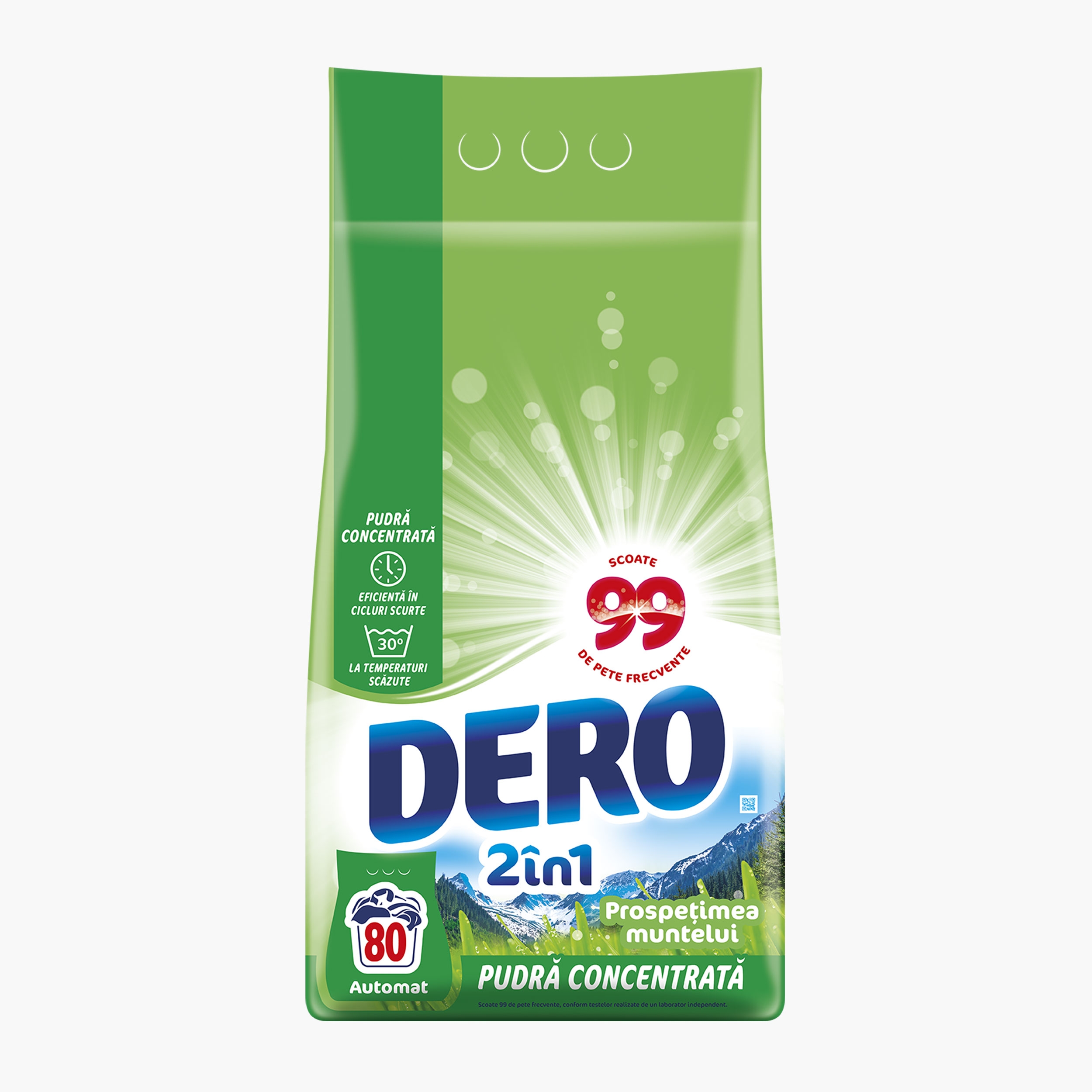 Detergent pentru rufe 2 in 1 pudra concentrata prospetimea muntelui picture