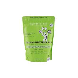 Vegan protein 70%, pulbere functionala cu gust de ciocolata picture
