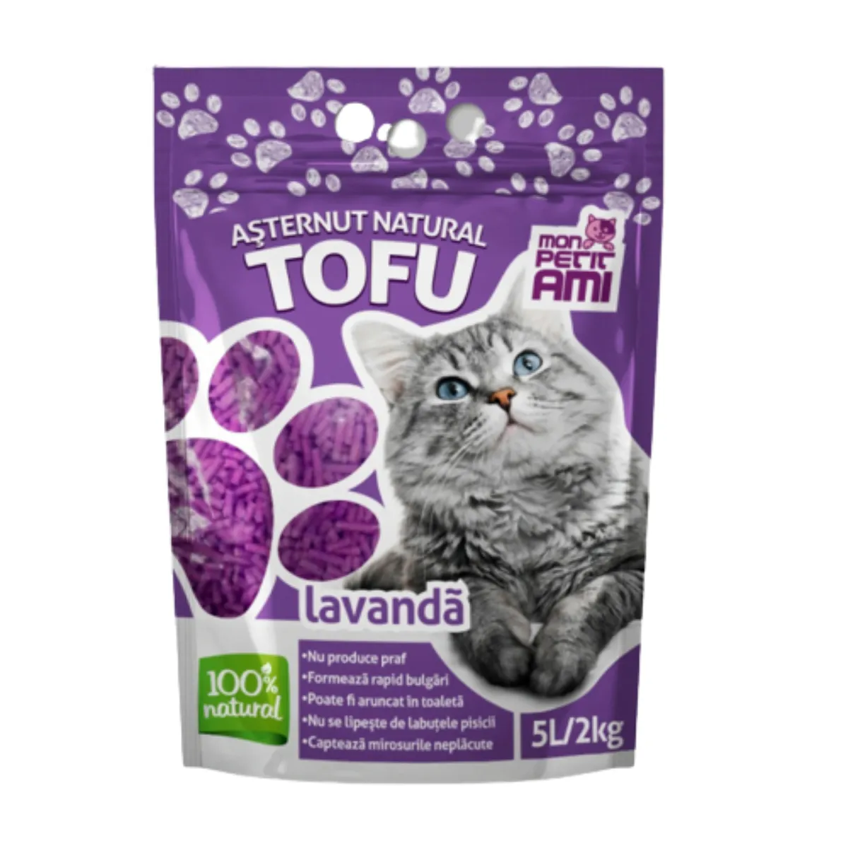 Asternut igienic pisici tofu-lavanda picture