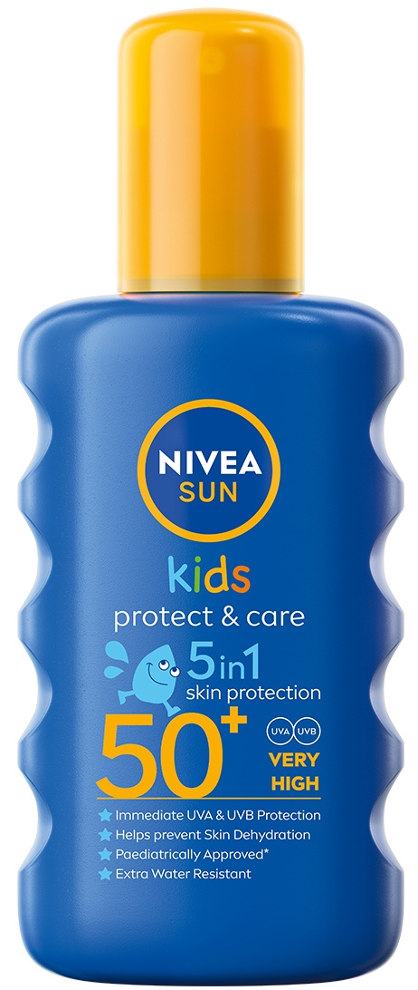 Spray protectie solara copii spf50+ protect & care colorat picture