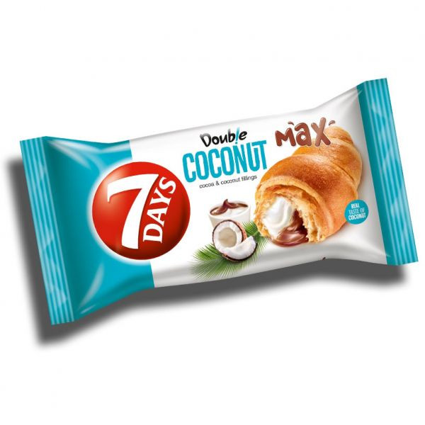 Croissant double cacao si cocos picture