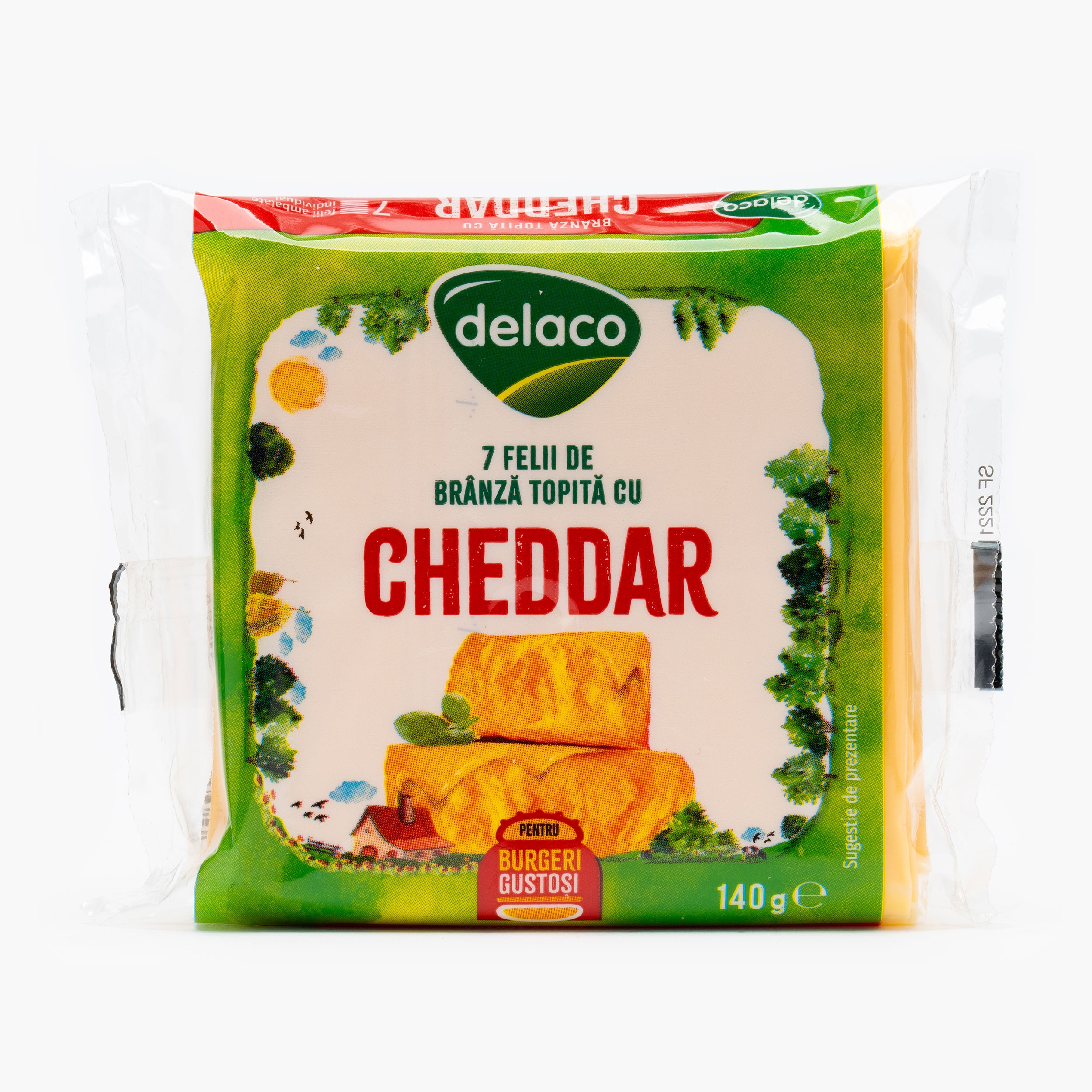 Branza topita cu cheddar felii picture