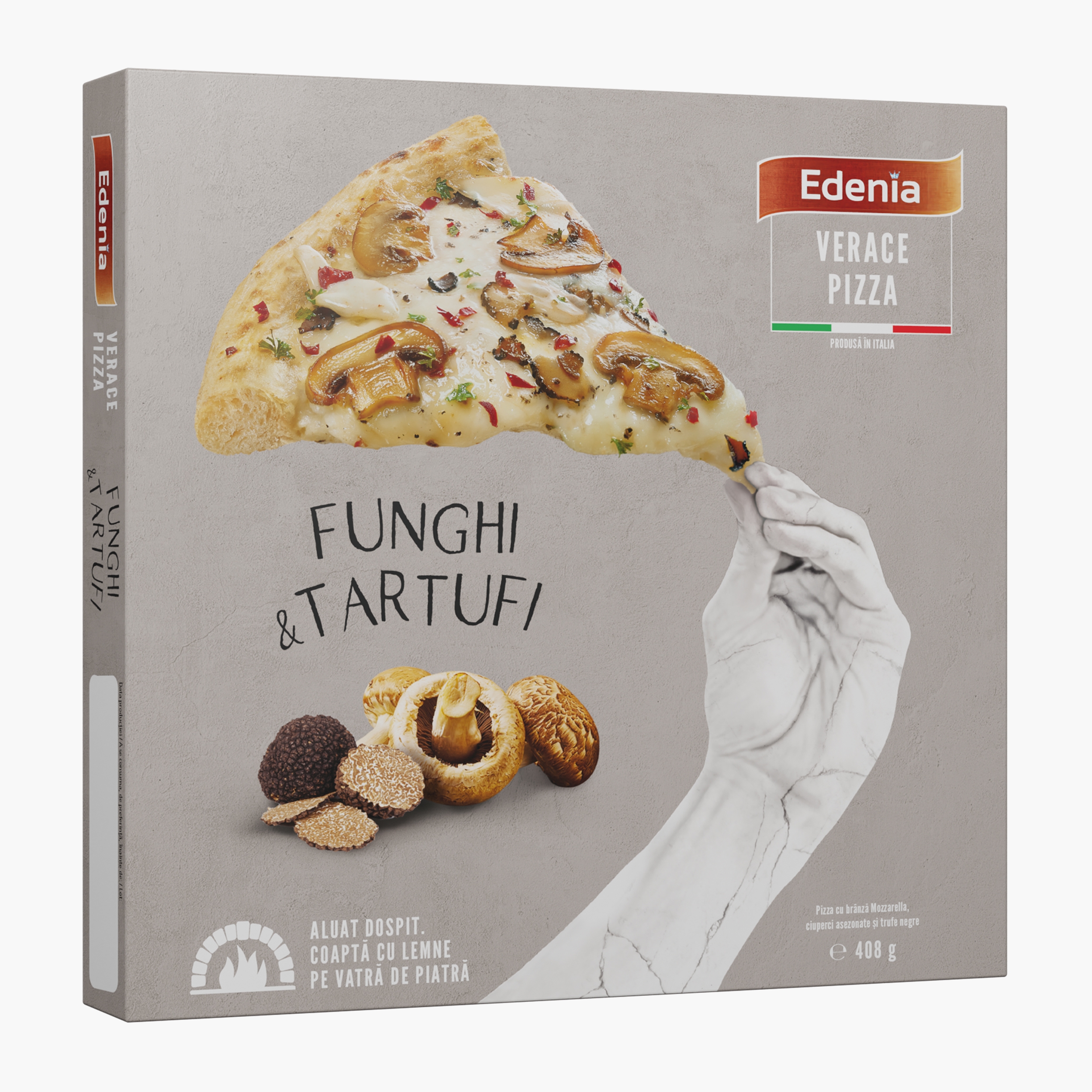 Pizza funghi-tartufi verace congelata ambalata picture