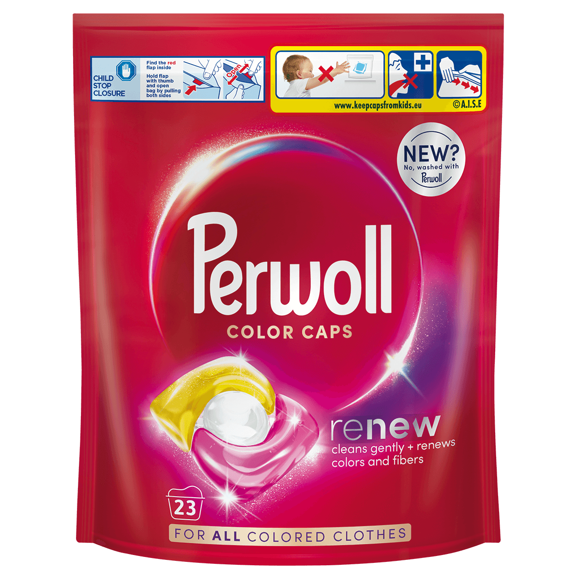 Detergent capsule automat renew color picture