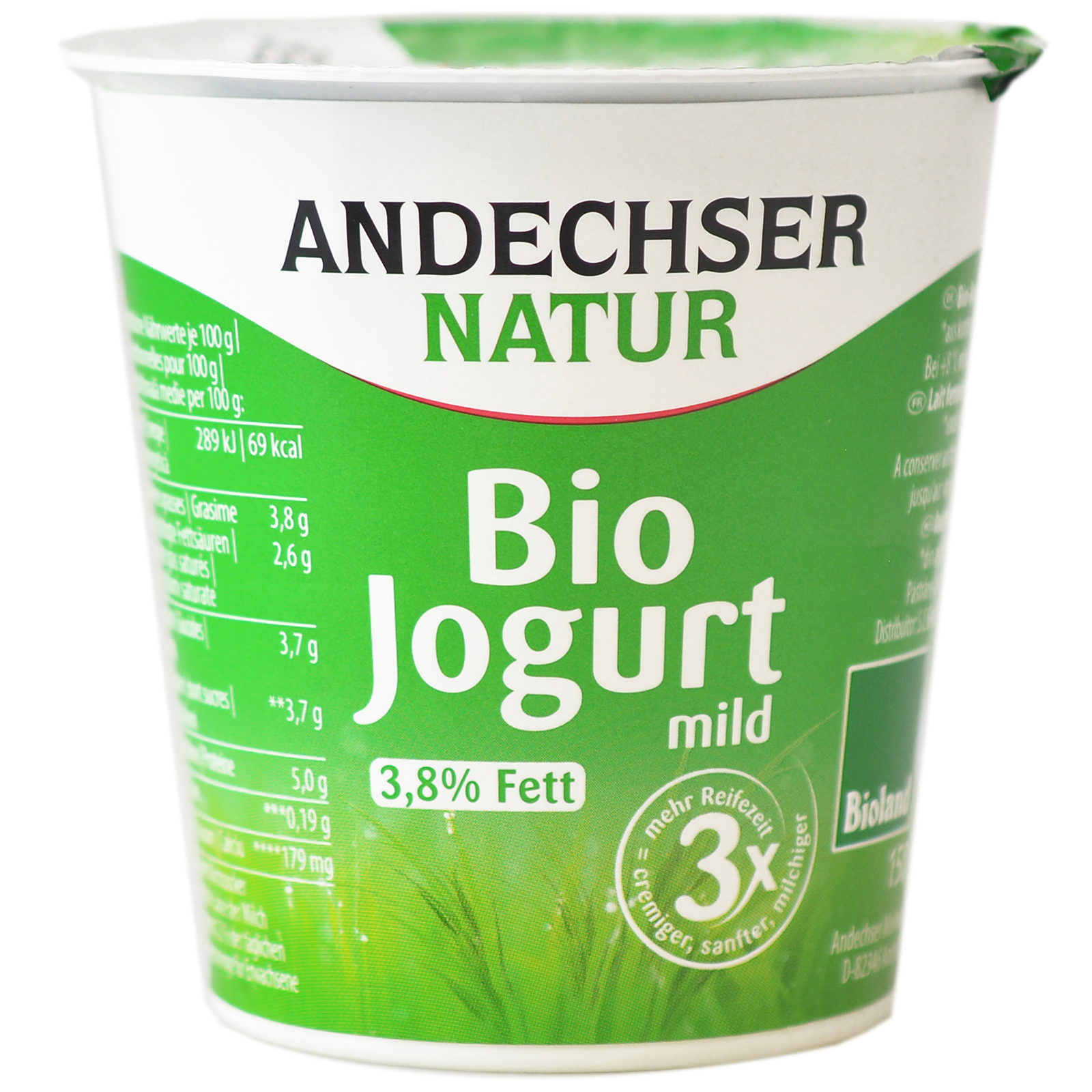 Iaurt 3.8% grasime natur bio picture