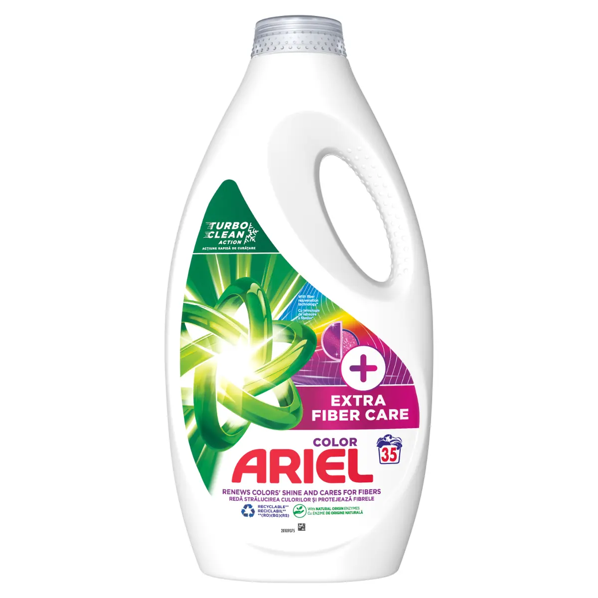 Detergent automat gel turbo clean +extra fiber care color picture