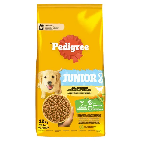Hrana uscata caini junior pasare-legume picture
