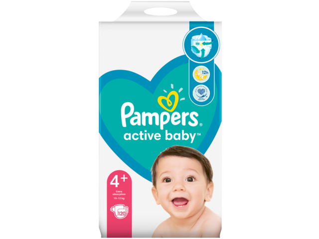 Scutece bebe active baby dry 4+ picture