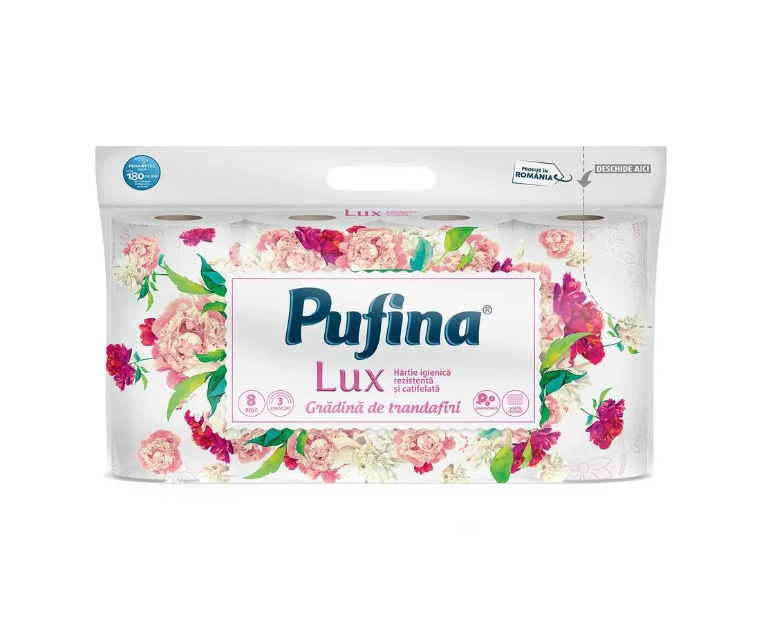 Hartie igienica 3 straturi lux roses picture