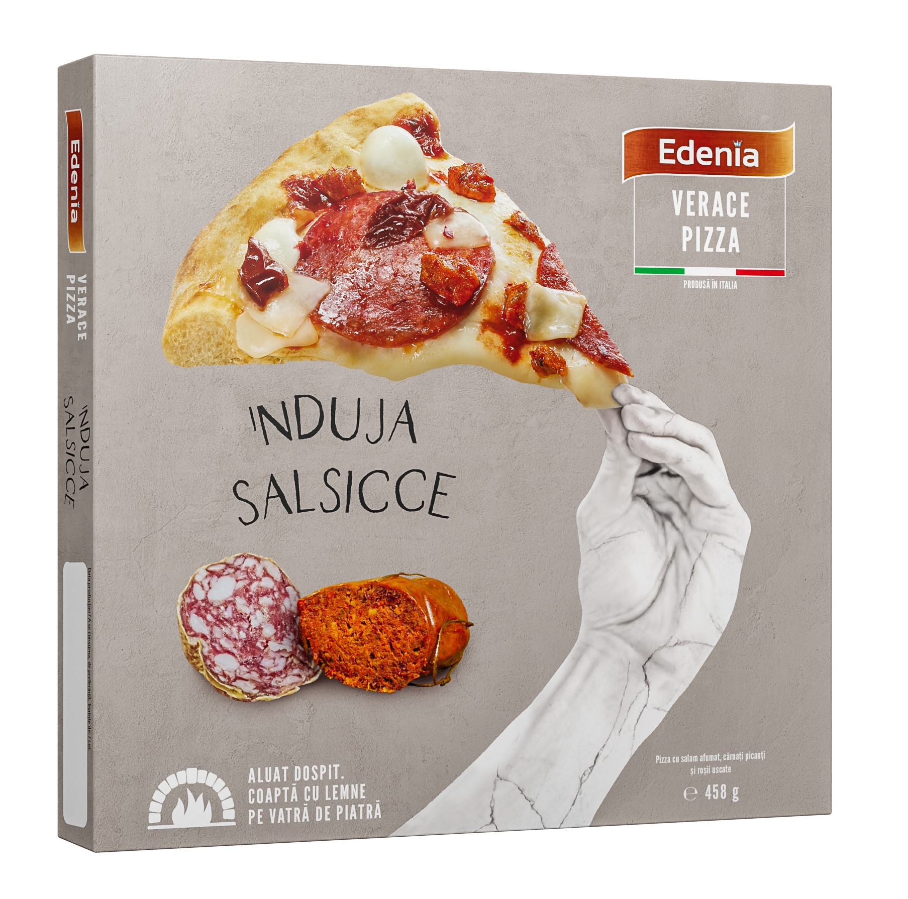 Pizza verance ''nduja salsicce congelata picture